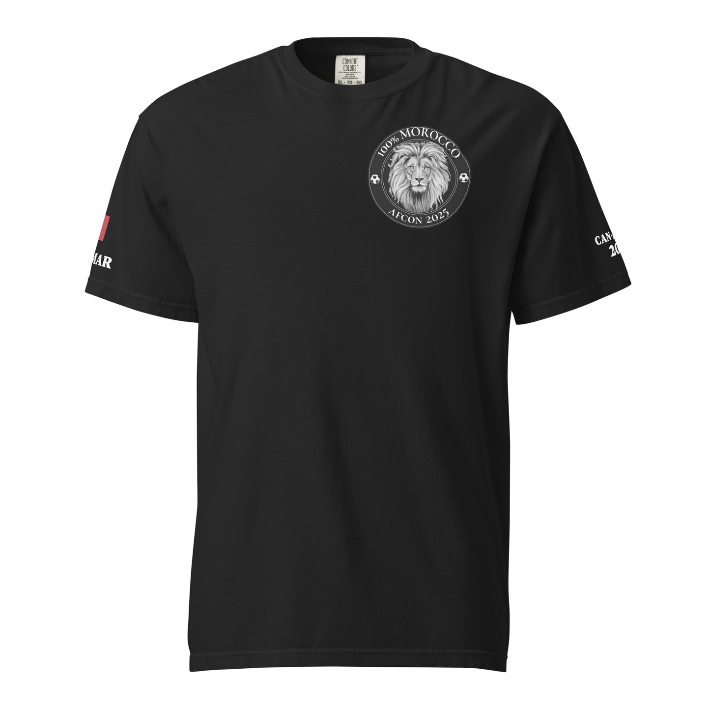 100 % Morocco – AFCON 2025 Limited Edition - Unisex garment-dyed heavyweight t-shirt